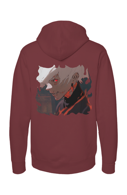 Intense Flames Anime Streetwear Hoodie - Unisex