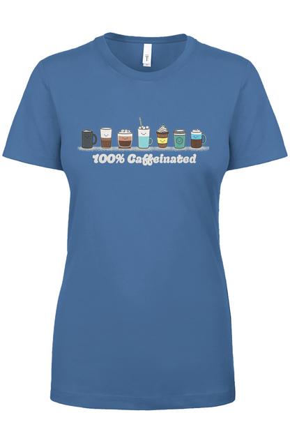 100% Caffeinated tee