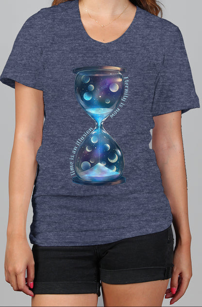 Eternity is now hourglass tee