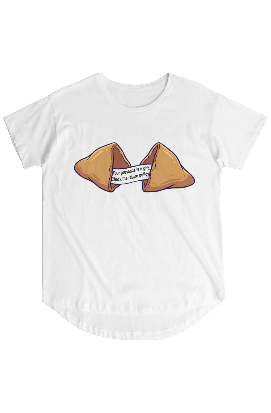 Fortune cookie hi-lo tee