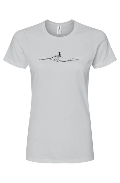 Surfer girl wave tee