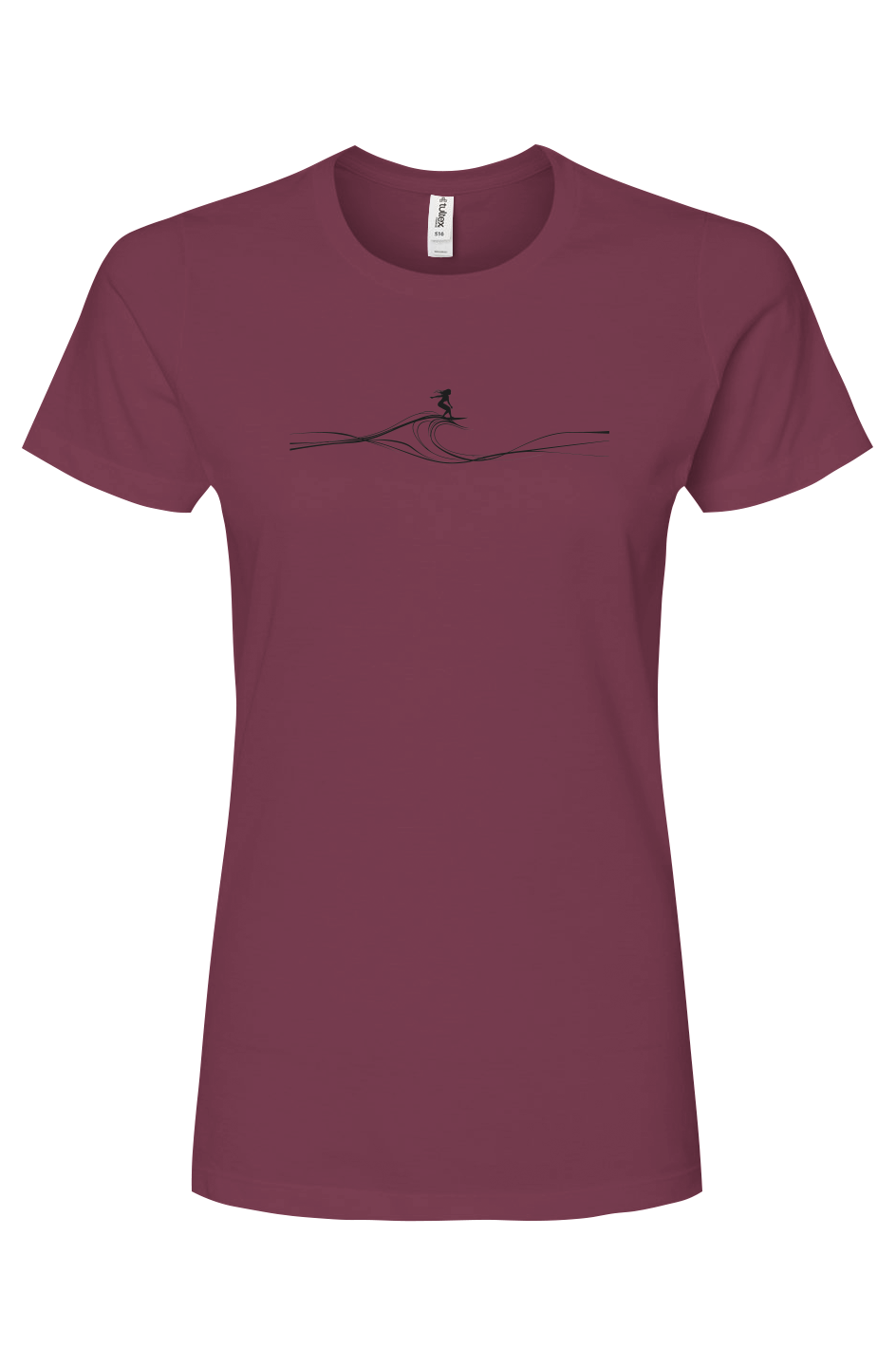 Surfer girl wave tee