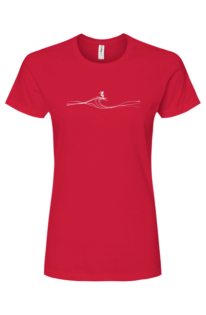 Surfer girl wave tee