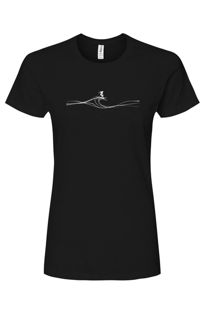 Surfer girl wave tee