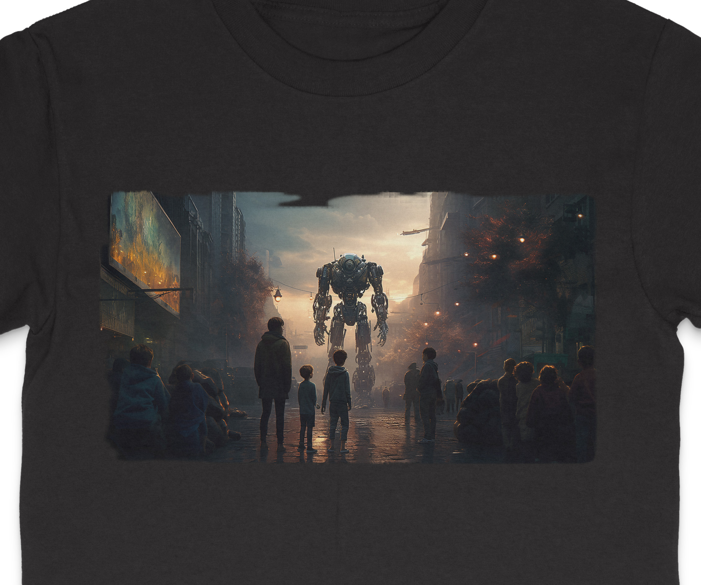 Are You Ready Binary Cyberpunk Robot Tee