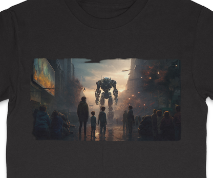 Are You Ready Binary Cyberpunk Robot Tee