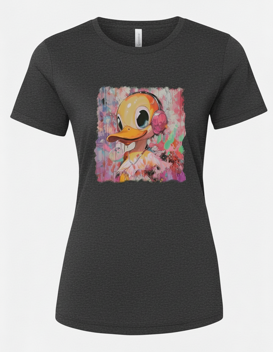 Weird Painted Duck Tee
