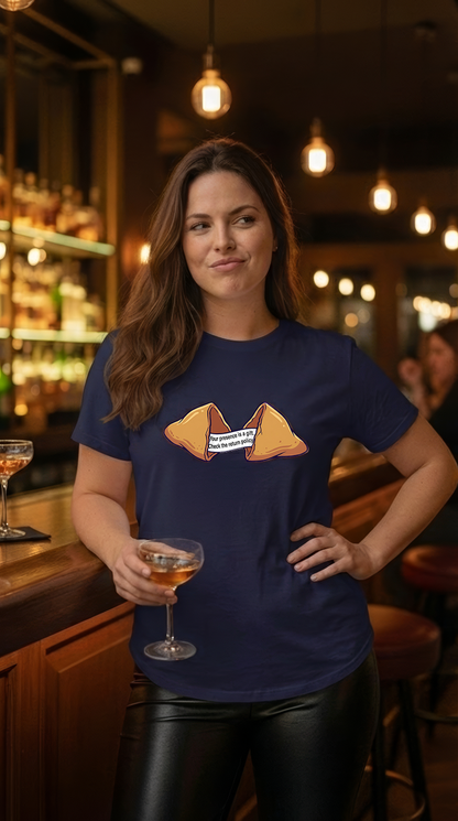 Fortune cookie hi-lo tee
