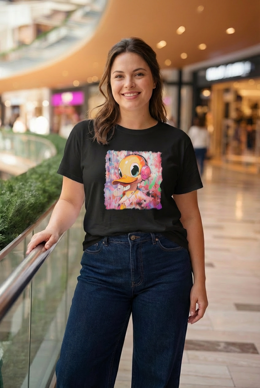 Weird Painted Duck Tee