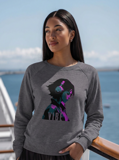 VIBE Music Anime Woman Sweatshirt