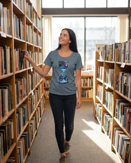 Eternity is now hourglass tee