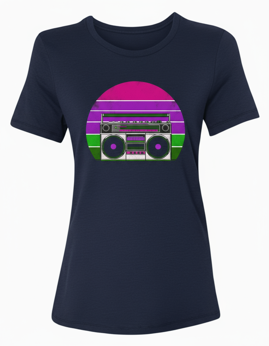 Retro Boombox Relaxed Tee
